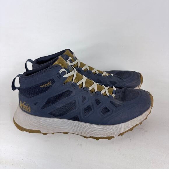 REI Co-Op Flash TT Hiking Boots Men 10 Blue Lace-Up Waterproof Round Toe Outdoor main image 9